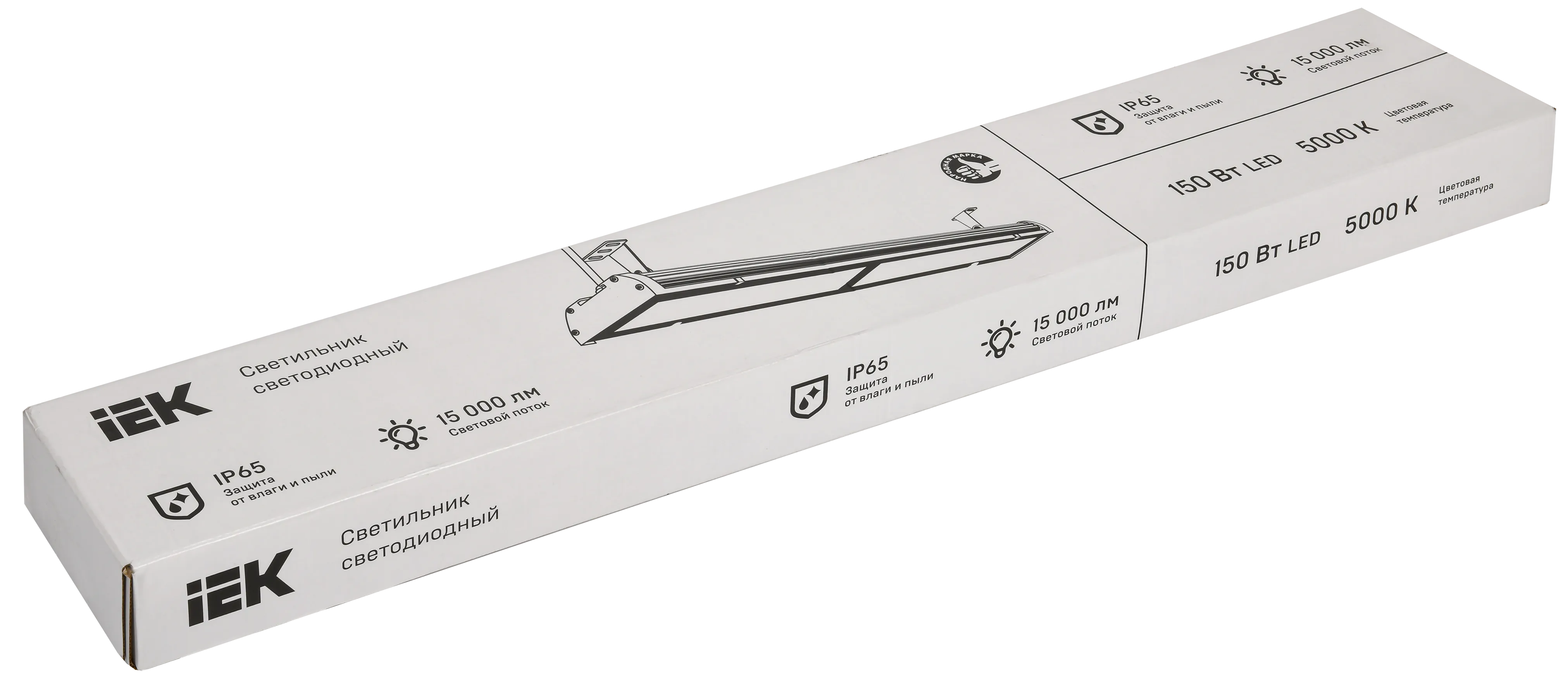 LIGHTING Светильник светодиодный ДСП 7021 150Вт 5000К IP65 IEK - Фото 2