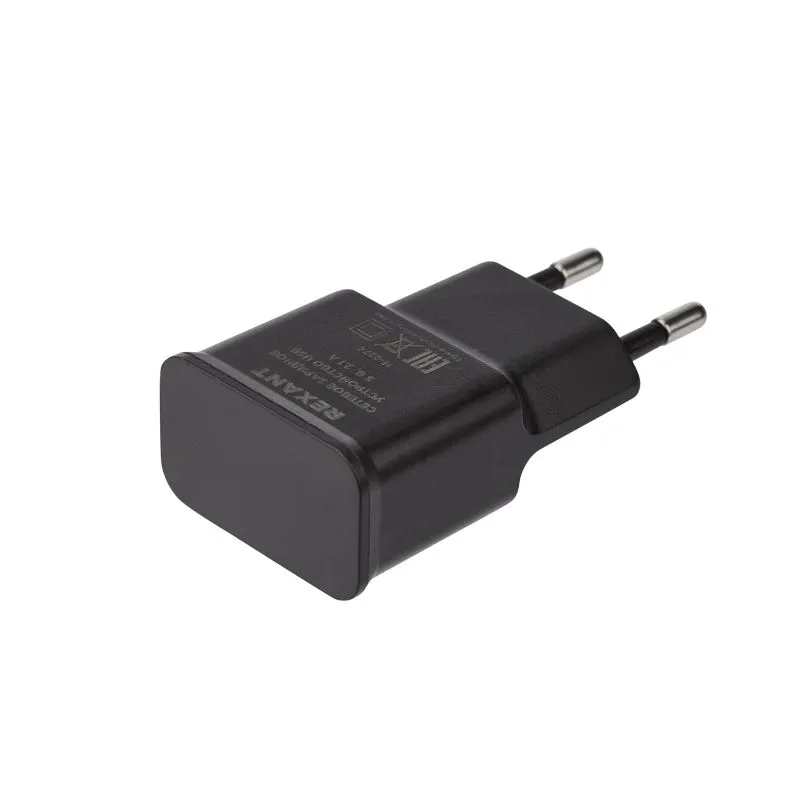 Сетевое зарядное устройство REXANT USB, 5V, 2.1 A, черное - Фото 3