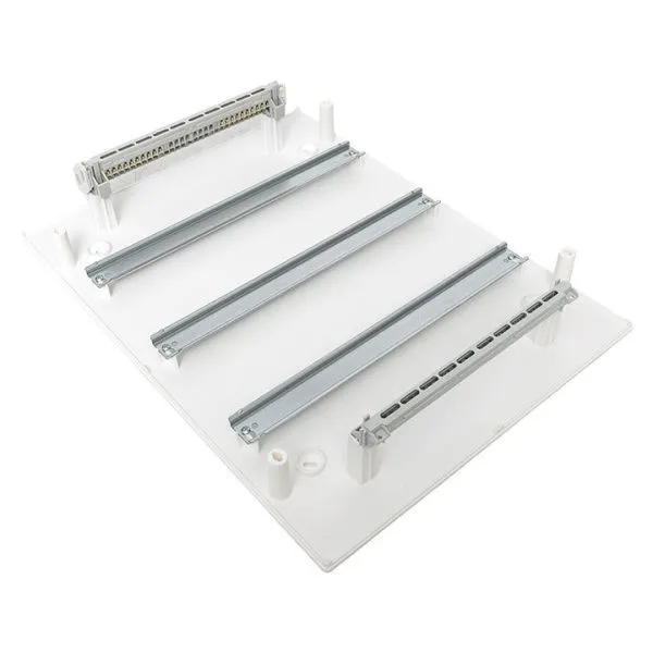 Щит распределительный навесной "Unix" белая дверь 3х18 (54) модулей 526x396x112 IP40 - Фото 9