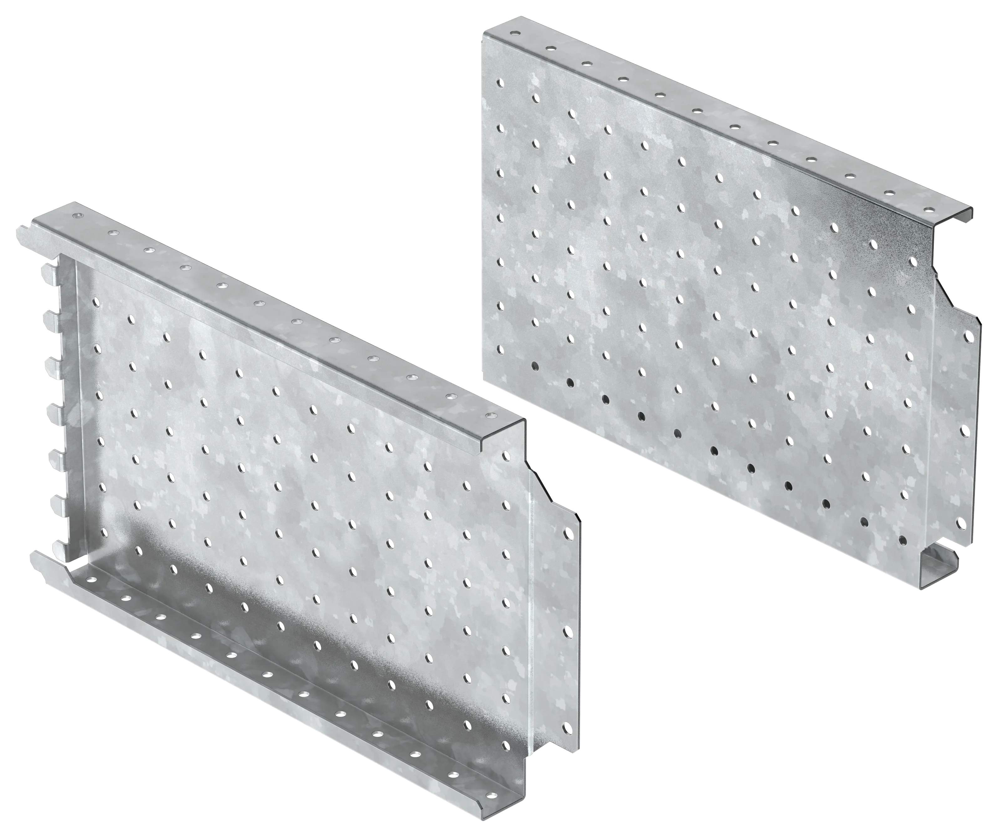 FORMAT Панель монтажная боковая перфорированная 200х400мм (2шт/упак) IEK FO-00-MPSP-020-040