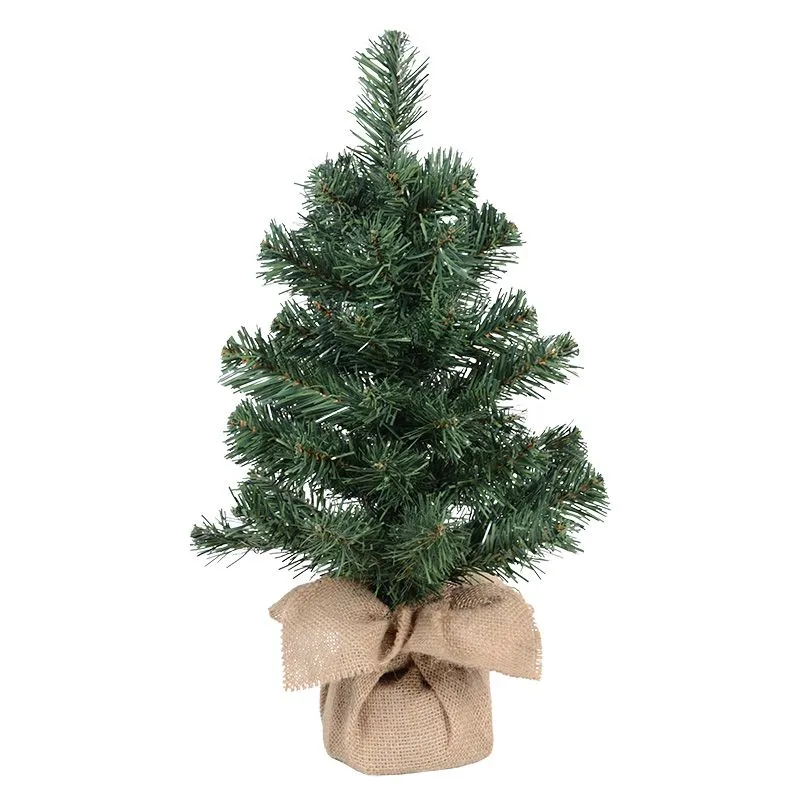 Елочка 45см в плетеном мешочке, ПВХ - Фото 2