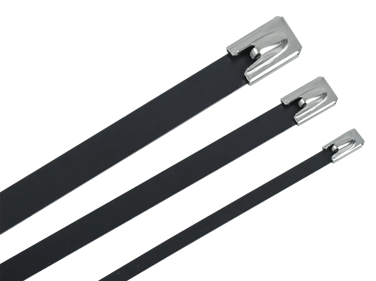 Хомут стальной ХСт 7,9х500мм с полимерным покрытием (100шт/упак) IEK