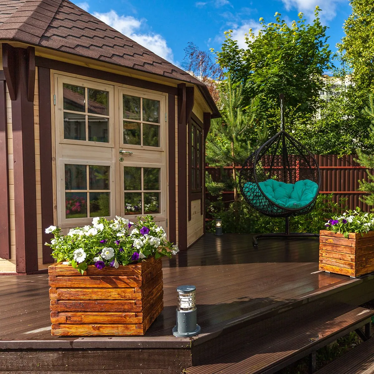 Светильник ландшафтный IP54 1508 TECHNO серый Elektrostandard - Фото 6