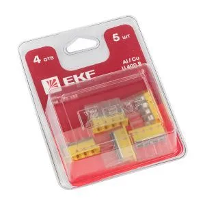 Клемма СМК 2273-244 блистер (5шт.) EKF plc-smk-2273-244b