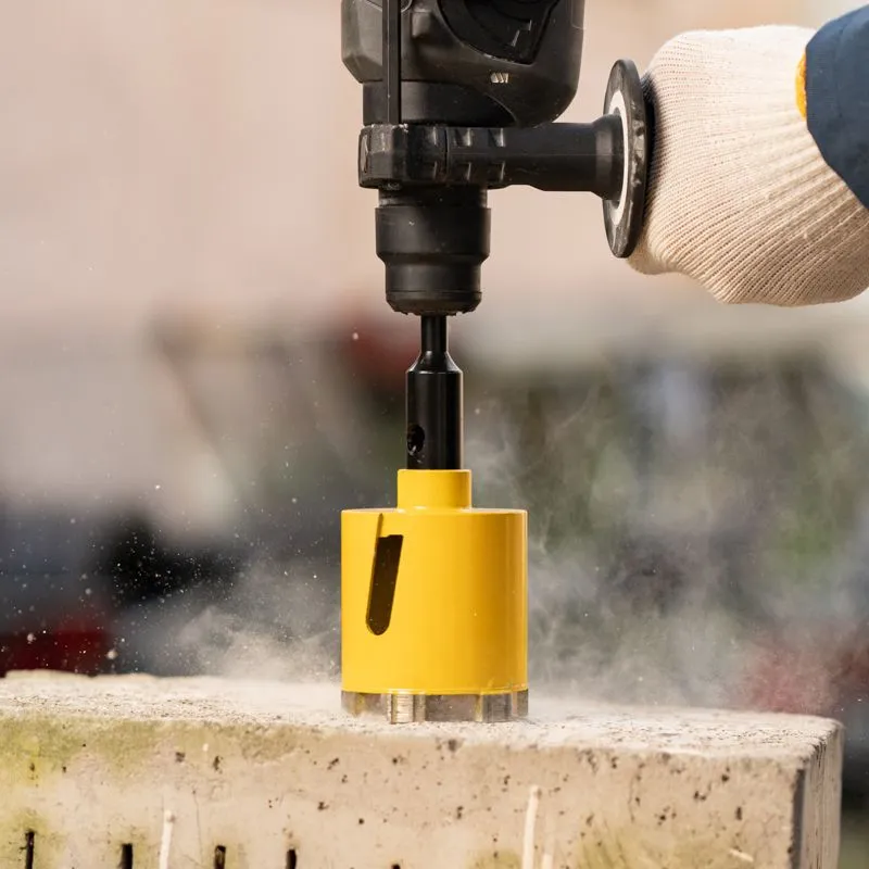 Коронка алмазная по бетону 70мм, L=90мм, М16, сегмент, SDS PLUS KRANZ - Фото 2