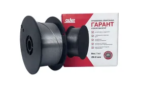 Проволока сварочная OLIVER ГАРАНТ Св08Г2С-П, 1,0 мм,кассета D-100; 1кг. 