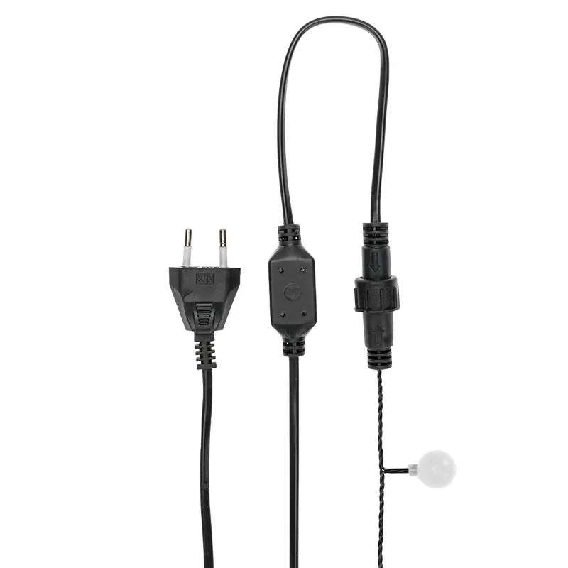 Гирлянда Шарики Ø25 мм, 5 м, темно-зеленый ПВХ, 25 диодов, цвет RGB - Фото 5