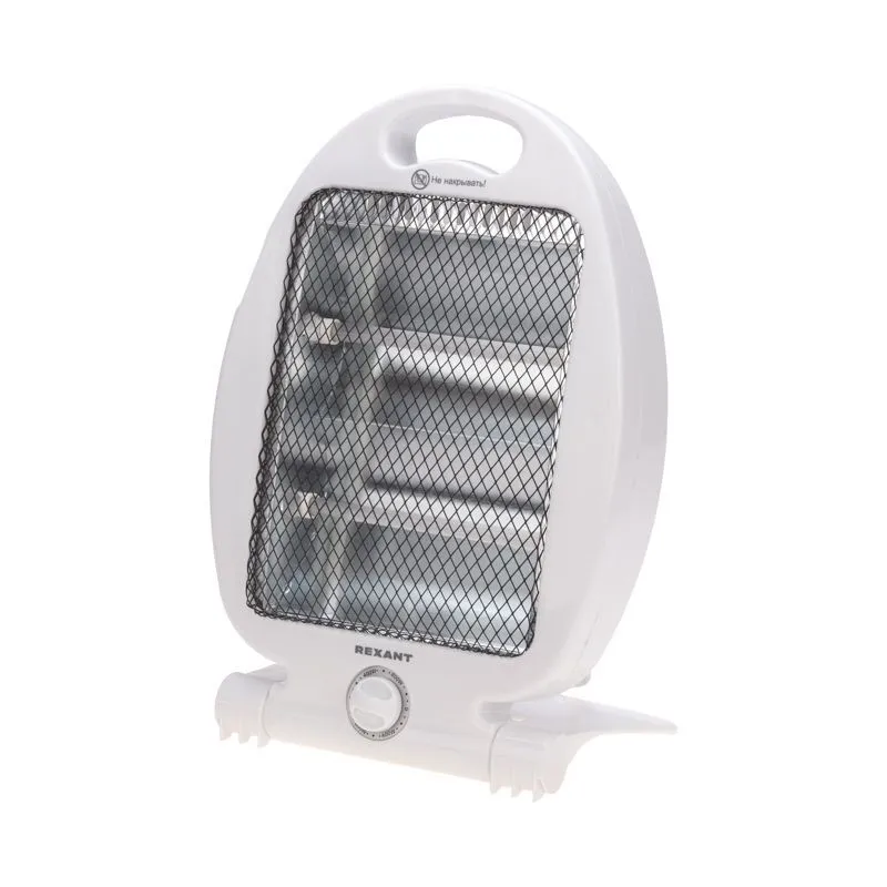 Обогреватель электрический инфракрасный настольный 0,8кВт с кварцевыми трубками, с складным основанием REXANT 60-0057