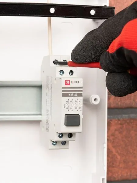 Кнопка модульная КМ-47 (серая) EKF PROxima - Фото 8