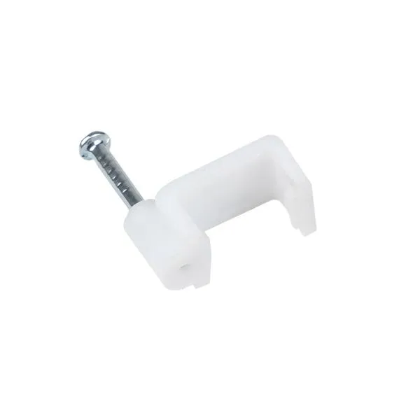 Скоба крепежная квадратная (плоская) (10мм.) (50шт.) EKF