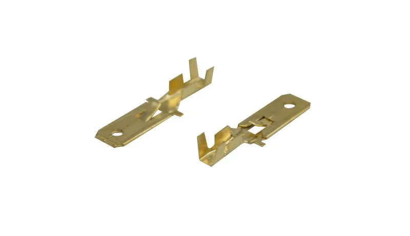 Клемма плоская штекер 6.3 мм 0.75-1.5 мм² (РП-п 1.5-(6.3) L = 25,5 мм) REXANT 08-0911