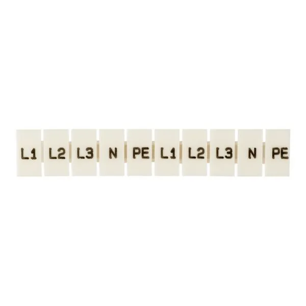 Маркеры для ST 1,5 с символами "L1, L2, L3, N, PE" (100 шт.) EKF