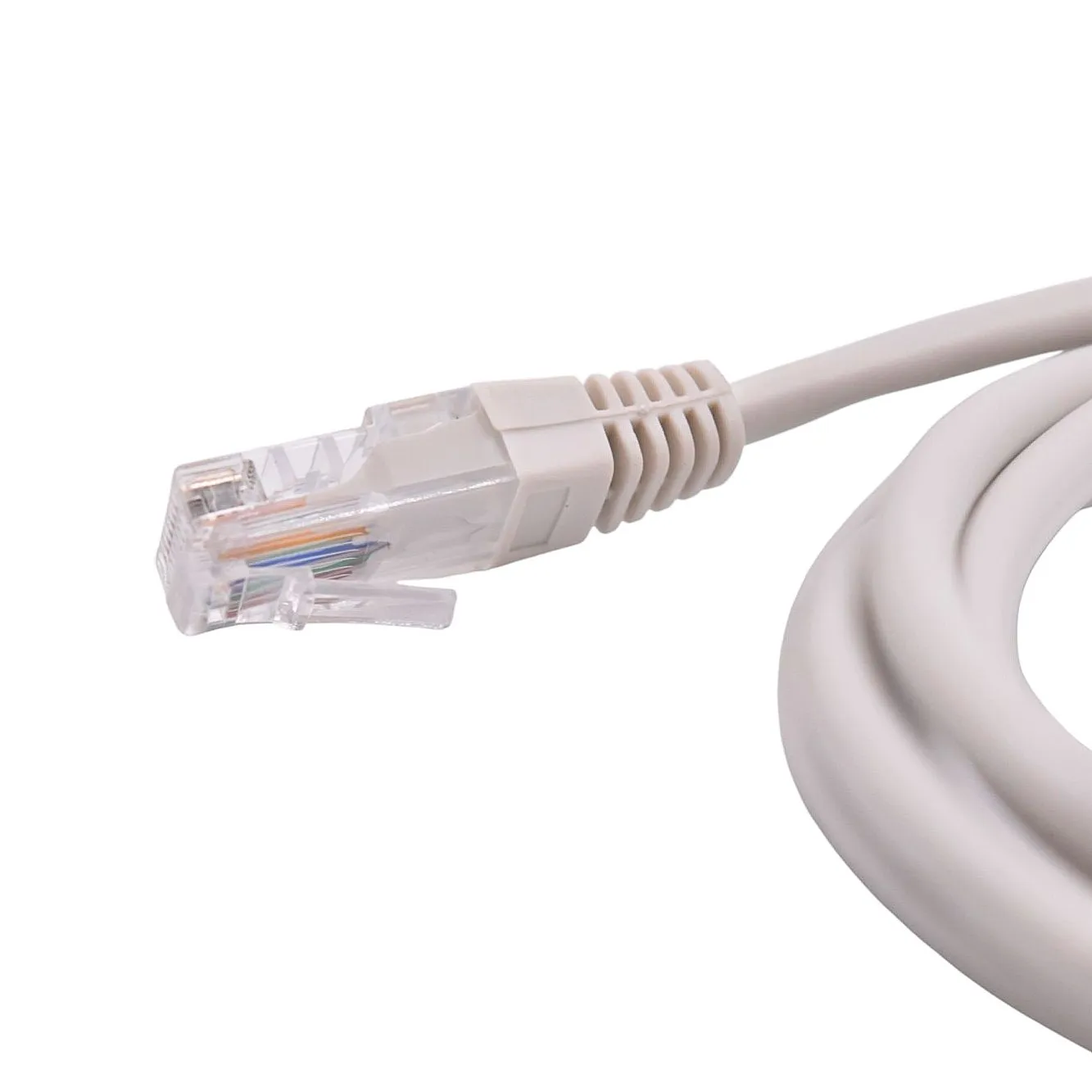 Шнур коммутационный, патч-корд U/UTP RJ45-RJ45, CAT 5e, PVC серый, 20м DEKRON AN1302-0016