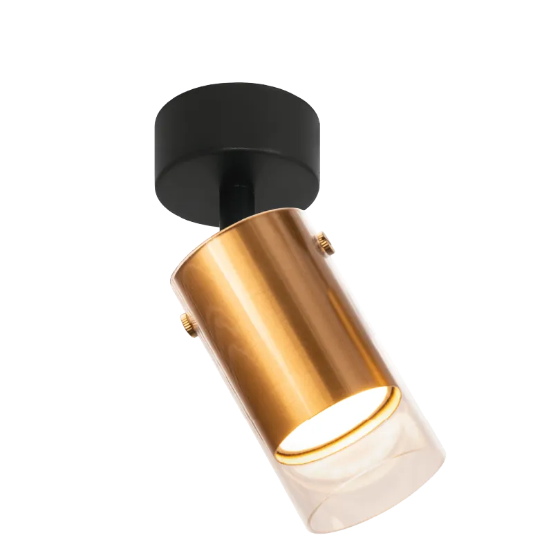 Накладной светильник WOLTA WSL-GU10/S07G IP20 под лампу GU10 Золото ORO D60x175 1/50 - Фото 3