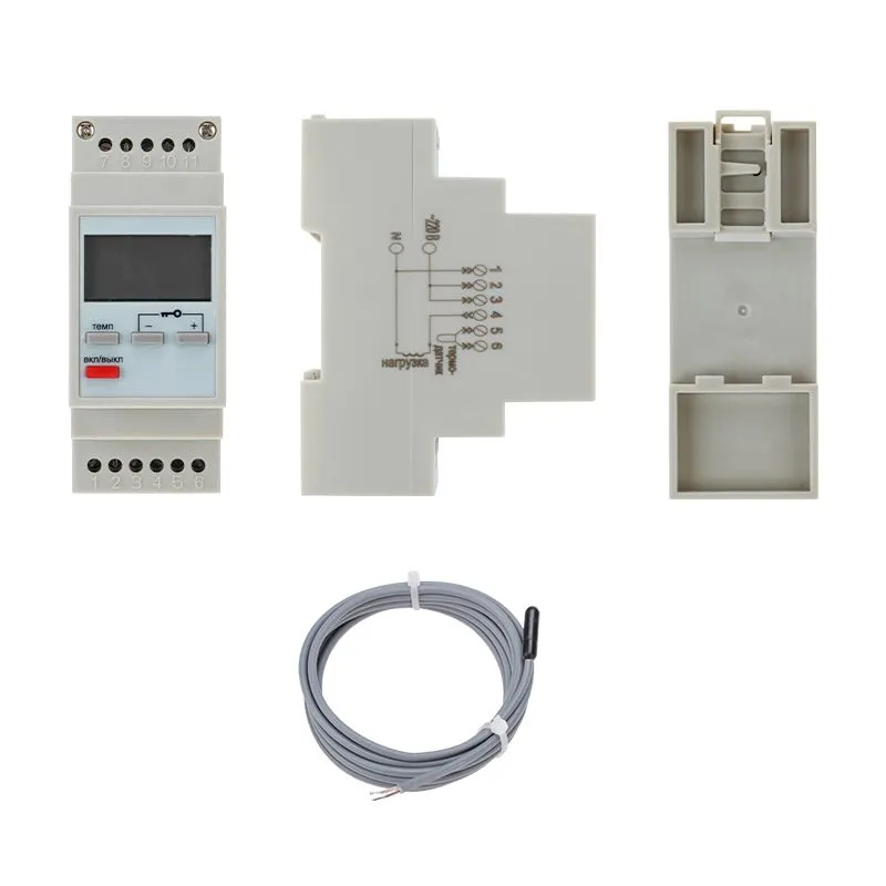 Терморегулятор цифровой RX-157 программируемый (на DIN-рейку) REXANT - Фото 2