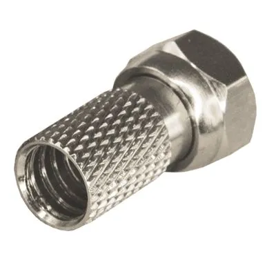 Разъем антенный на кабель, штекер F для кабеля SAT (с резиновым уплотнителем), (5шт) (пакет) PROconn - Фото 2