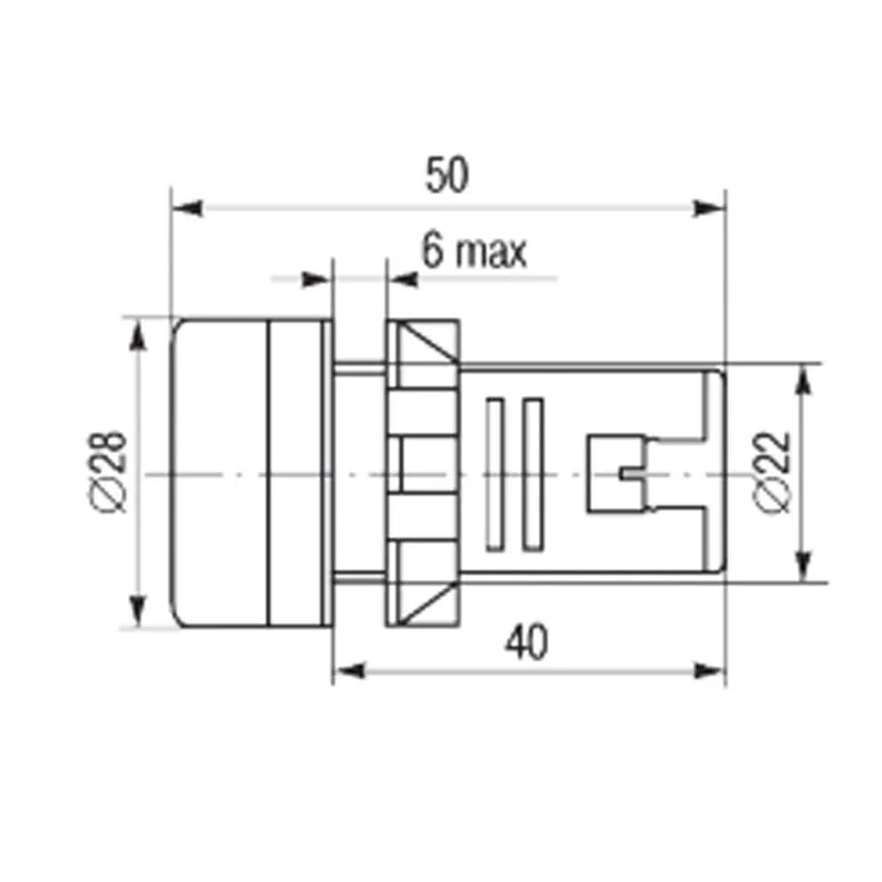 Матрица светодиодная AD22-230 В зеленая - Фото 5