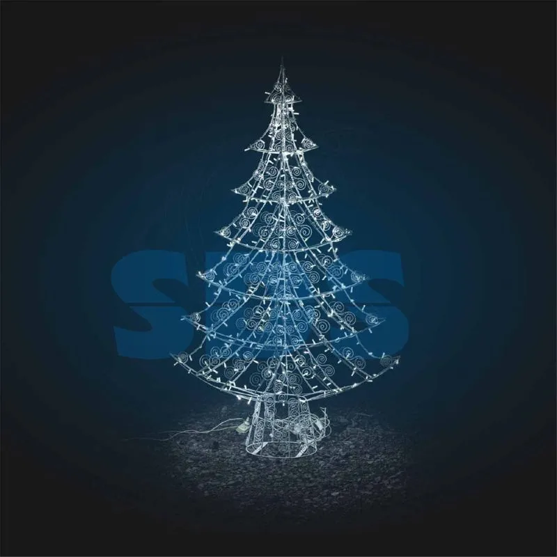 Декоративная 3D фигура Ажурная елка 200 см 501-435