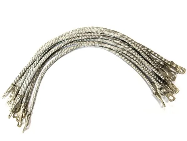 Проводник заземляющий  П-800 S=6 мм (с двумя након.) ЗЭТАРУС