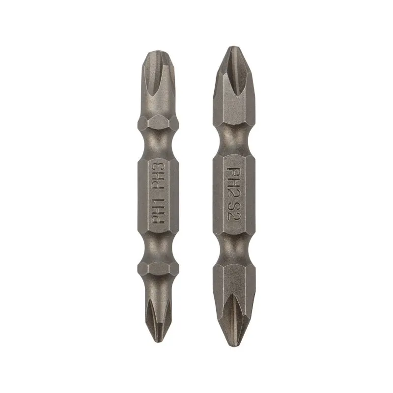 Мини-набор бит двусторонних PH2xPH2, PH1xPH3-50 мм (2 биты на блистере) Kranz KR-92-0452
