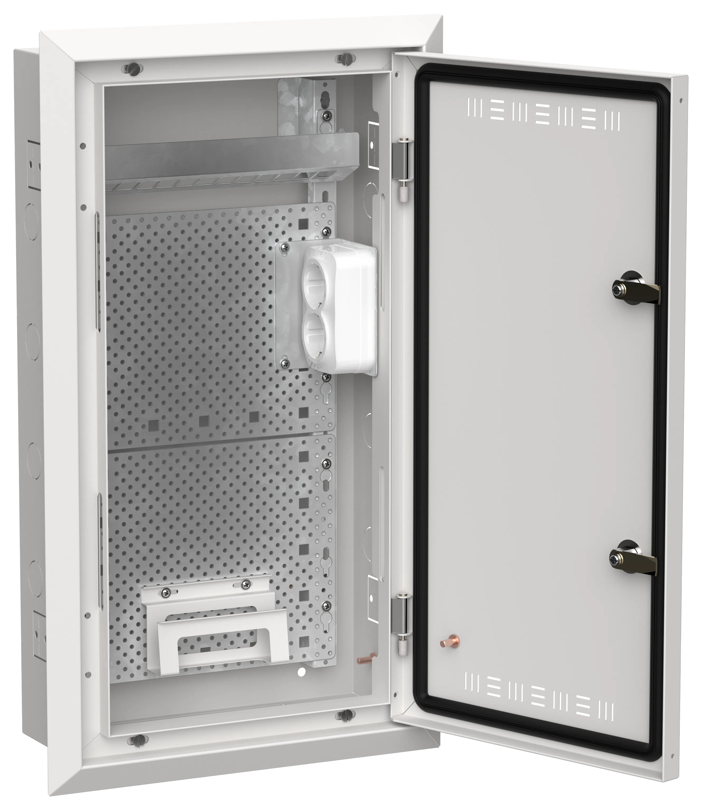 TITAN 5 Корпус мультимедиа ЩРв-36 (1х36) 630х365х130мм IP30 белый IEK TI5-51-V-036-30