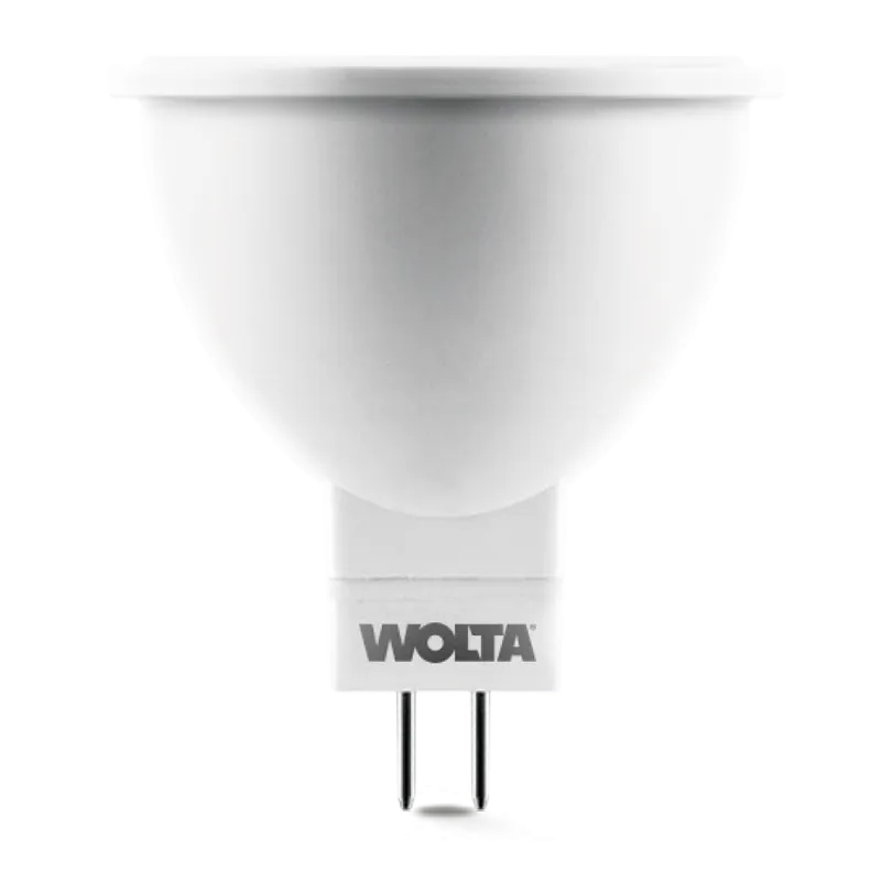 Лампа светодиодная WOLTA GU5.3 MR16 10Вт 825лм 6500К (50шт/уп) - Фото 2
