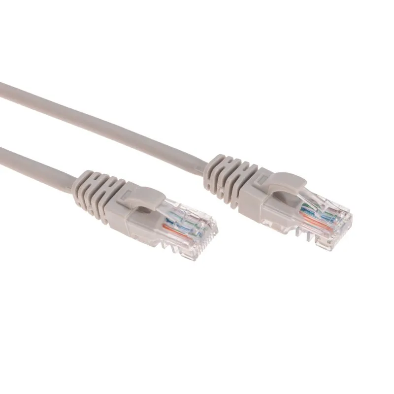 Патч-корд U/UTP, CAT 5e, RJ45-RJ45, 26AWG, LSZH, серый, 5м REXANT - Фото 3