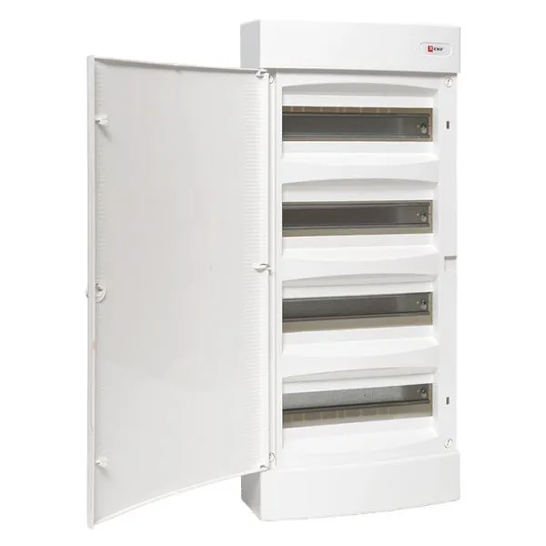 Щит распределительный навесной "Unix" белая дверь 4х12 (48) модулей 653x287x112 IP40 - Фото 7
