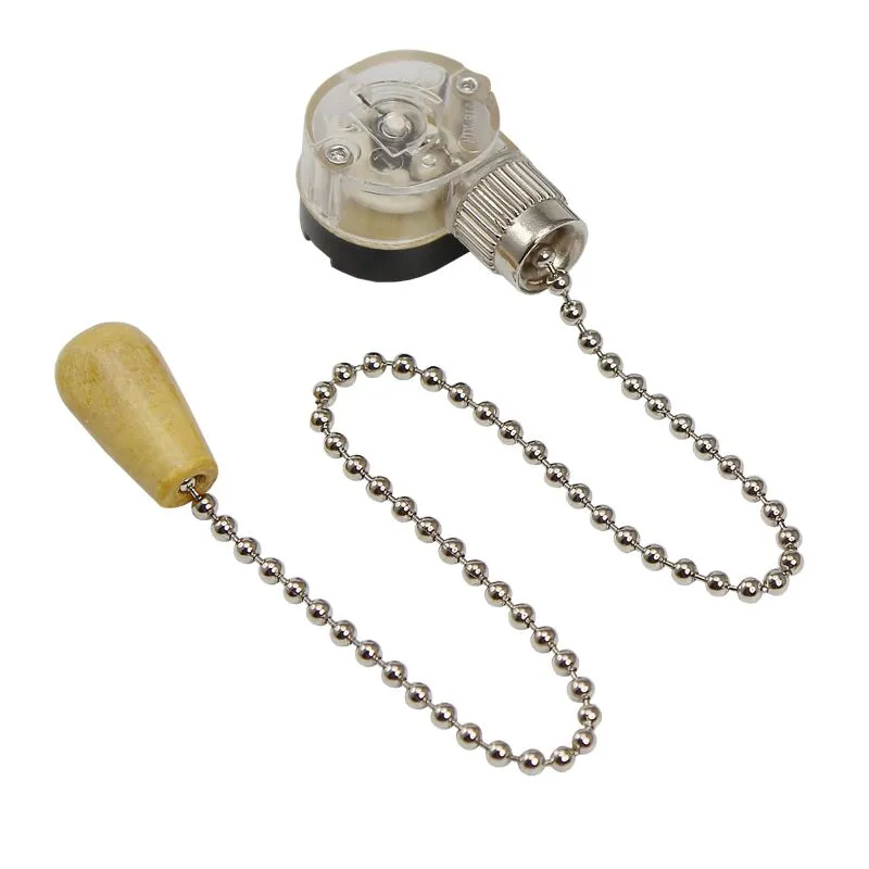 Выключатель для настенного светильника c деревянным наконечником, серебряный, 1 шт. REXANT - Фото 2