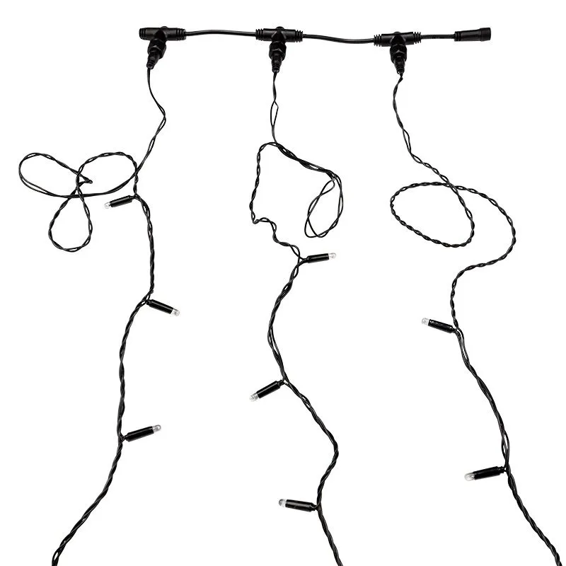 Гирлянда LED ClipLight 24V, 3 нити по 10 метров, цвет диодов Мульти - Фото 3