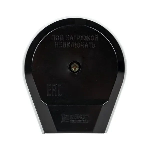 Вилка для разъема РШ-ВШ 32А 250В 2P+PE карболитовая черн. EKF - Фото 3