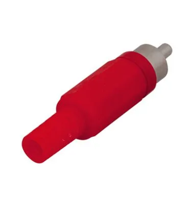 Разъем штекер RCA красный пайка REXANT - Фото 2