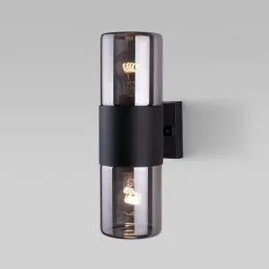 Светильник уличный настенный Roil чёрный/дымчатый плафон IP54 35125/D Elektrostandard a055636