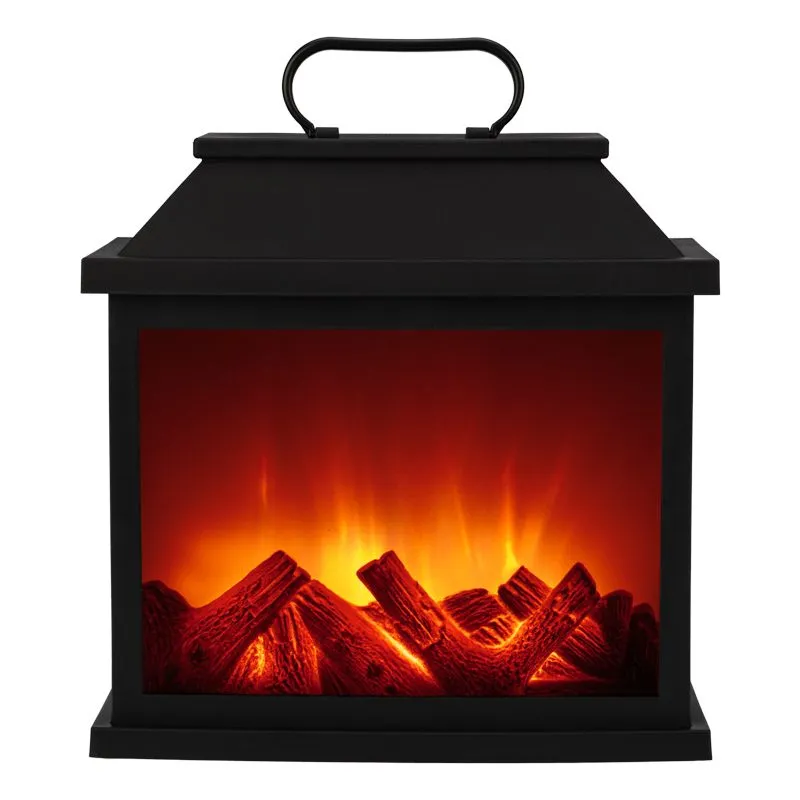 Светодиодный камин Авангард с эффектом живого огня 30х13х30 см, батарейки 3хС (не в комплекте) или от USB (в комплекте) - Фото 5