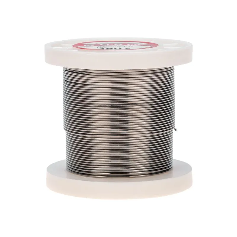 Припой без канифоли ПОС-61, 100г, Ø0,8мм, (олово 61%, свинец 39%), катушка REXANT - Фото 3