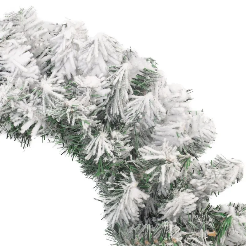 Заснеженный еловый венок NEON-NIGHT Ø 60 см, ПВХ - Фото 4