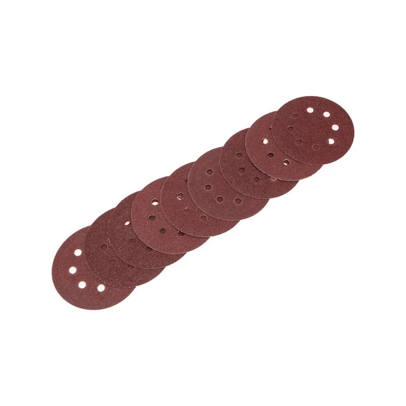 Диск абразивный на ворсовой основе, на липучке, перфорированный, P40, 125мм, 10 шт. KRANZ - Фото 3