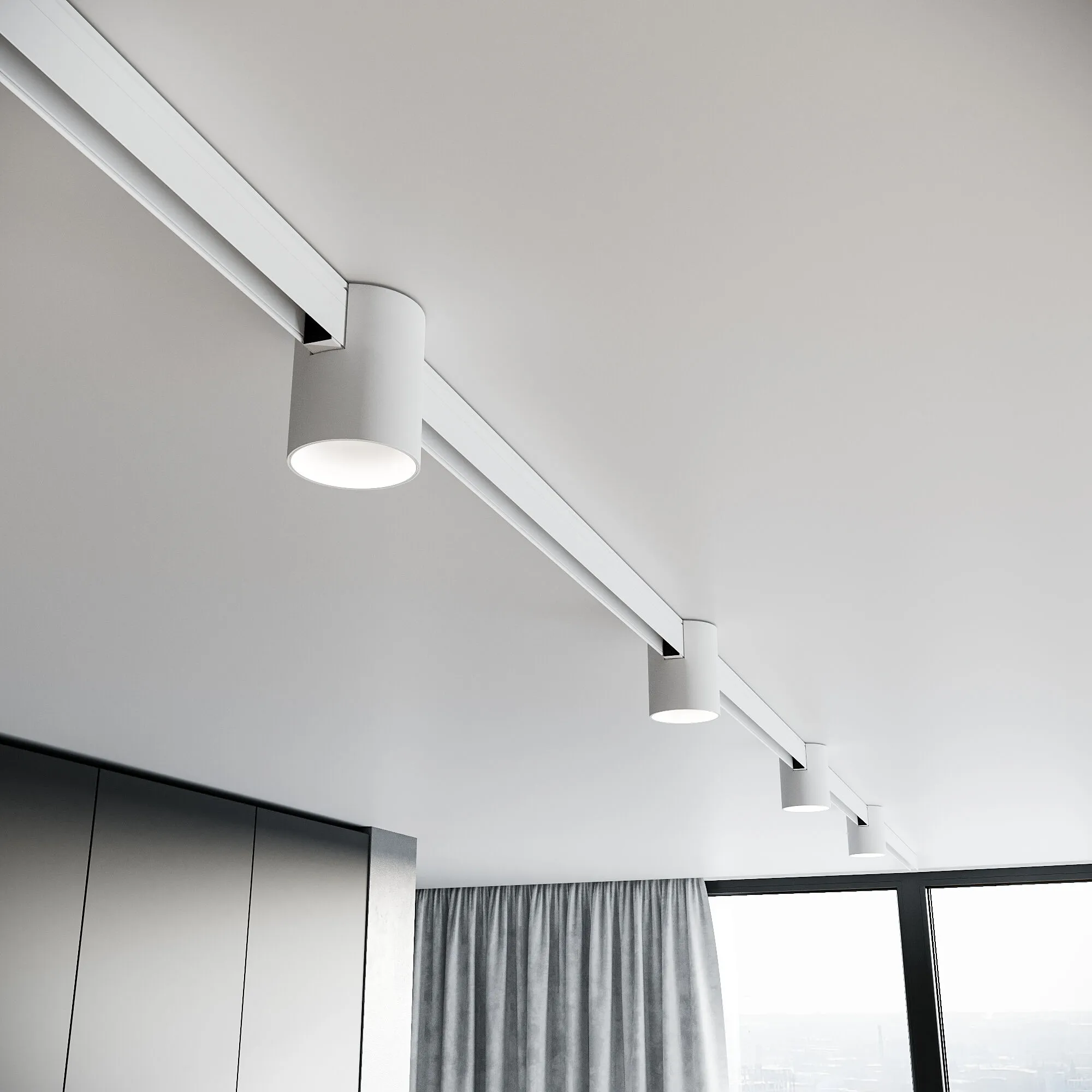 Slim Magnetic Трековый светильник 12W 4200K Solo (белый) 85054/01 Elektrostandard - Фото 4