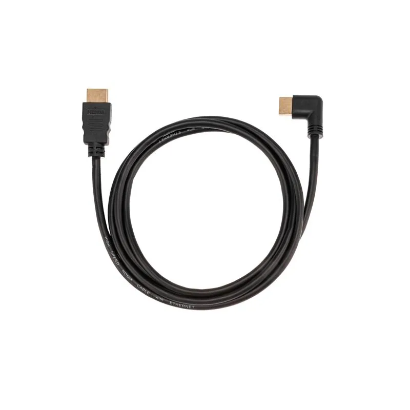 Кабель HDMI - HDMI 1.4, 1,5м, Gold, угловой PROconnect
