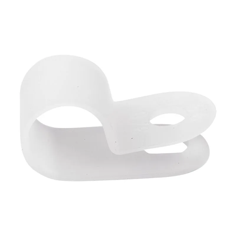 Скоба под винт 9мм, белая (50 шт/уп) REXANT - Фото 3