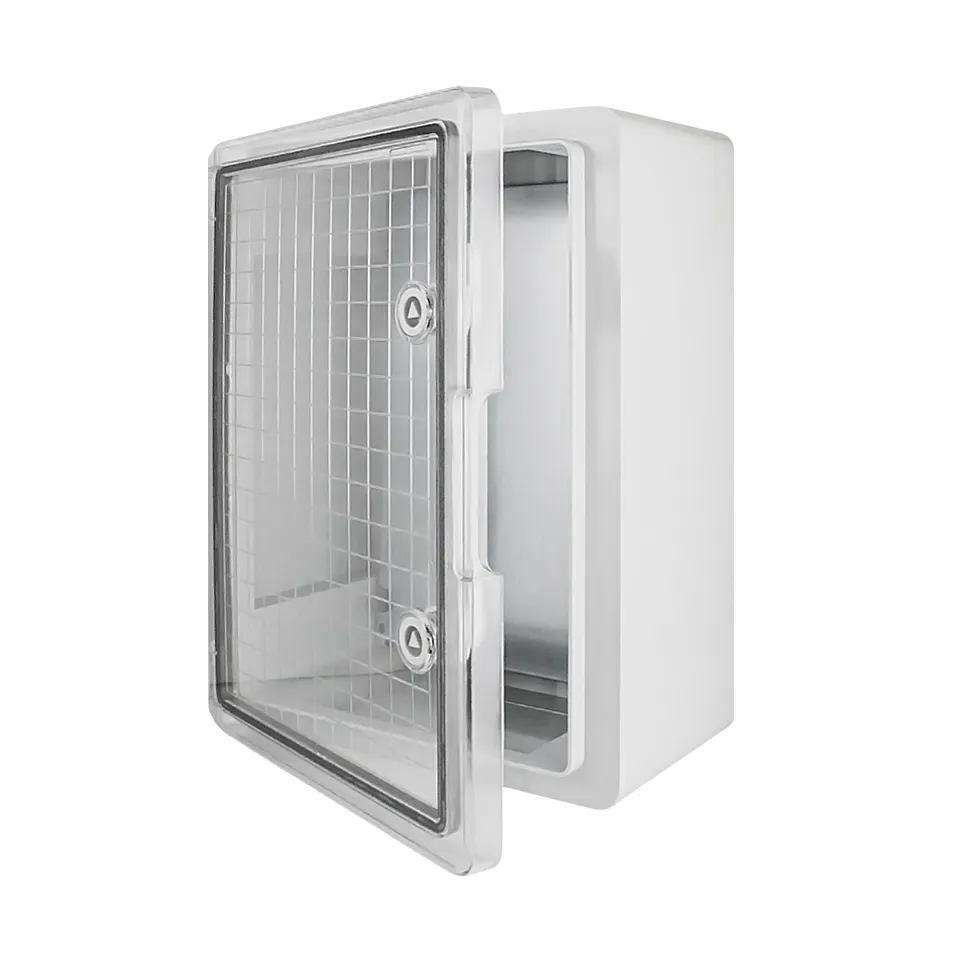 Корпус пластиковый ЩМПп 500х400х240мм прозрачная дверь IP65 DEKRON (УЦЕНКА)