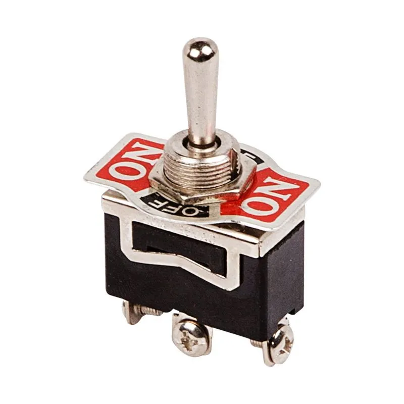 Тумблер 250V 15А (3c) ON-OFF-ON однополюсный  (KN-103)  REXANT Индивидуальная упаковка 1 шт 36-4112-1