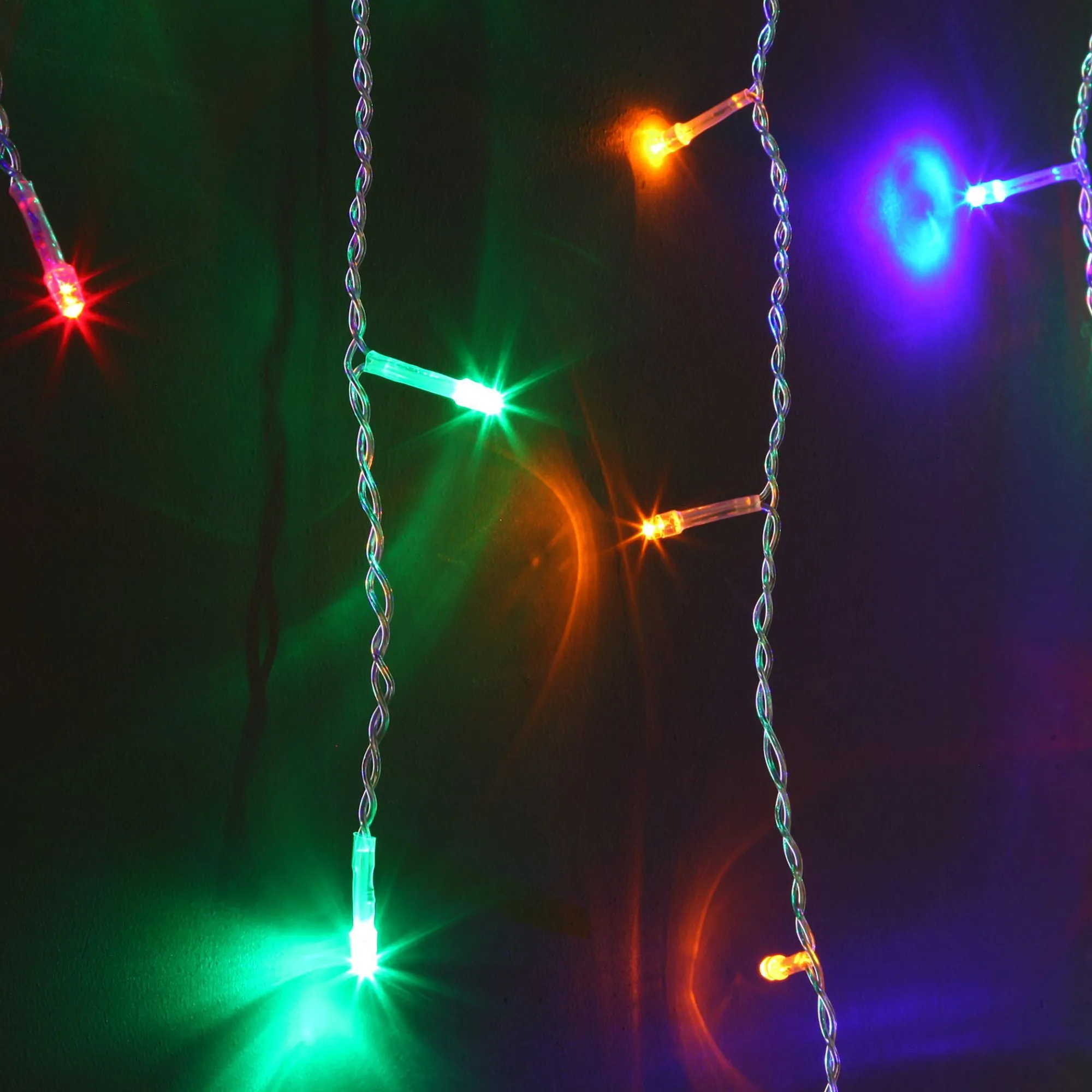 Праздничная гирлянда бахрома мульти 1,8*0,5м IP20 100-001 Elektrostandard Eurosvet - Фото 2