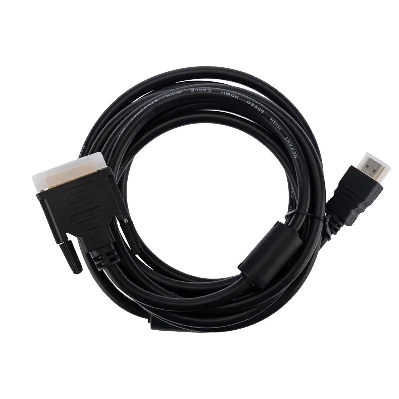 Шнур HDMI - DVI-D, 3м, Gold, с фильтрами REXANT - Фото 3