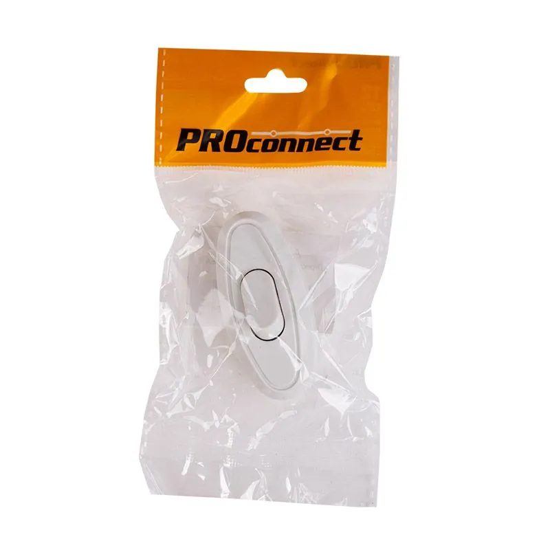 Переключатель для бра белый 6 А PROconnect - Фото 2