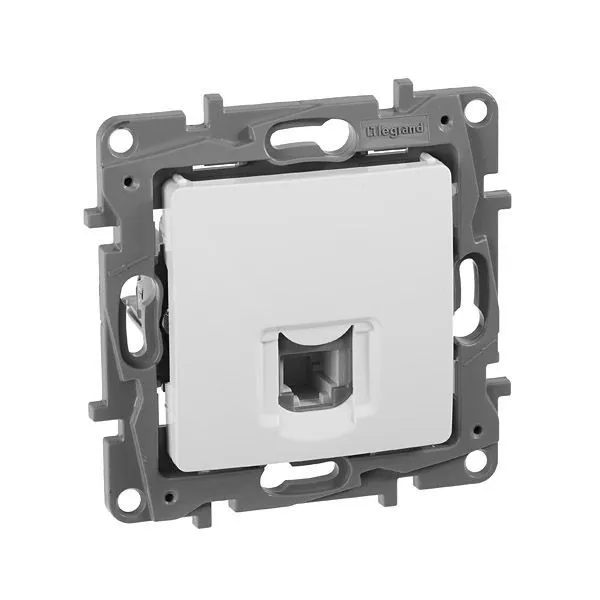 ETIKA Розетка телефонная RJ11 белый