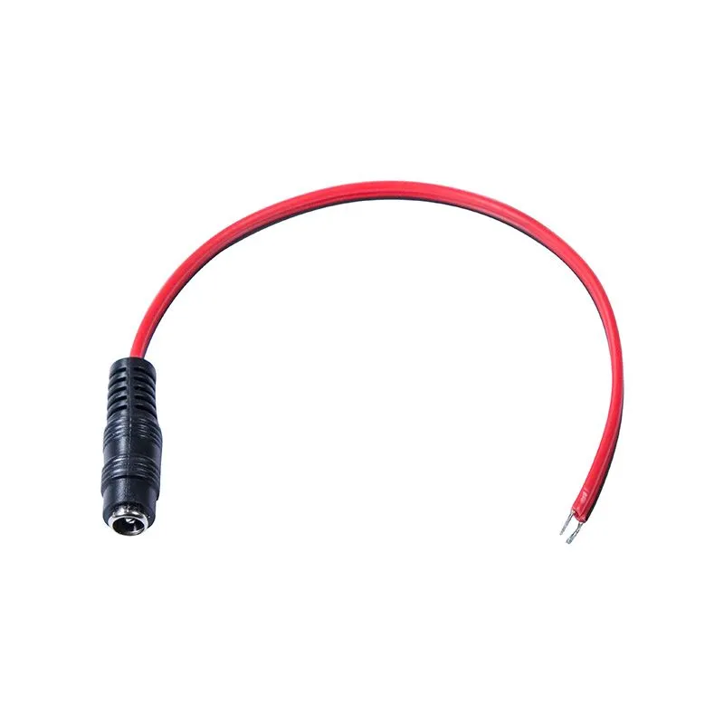 Разъем питание на кабель, гнездо 2,1х5,5x10мм с проводом 20см, (1шт), REXANT - Фото 4