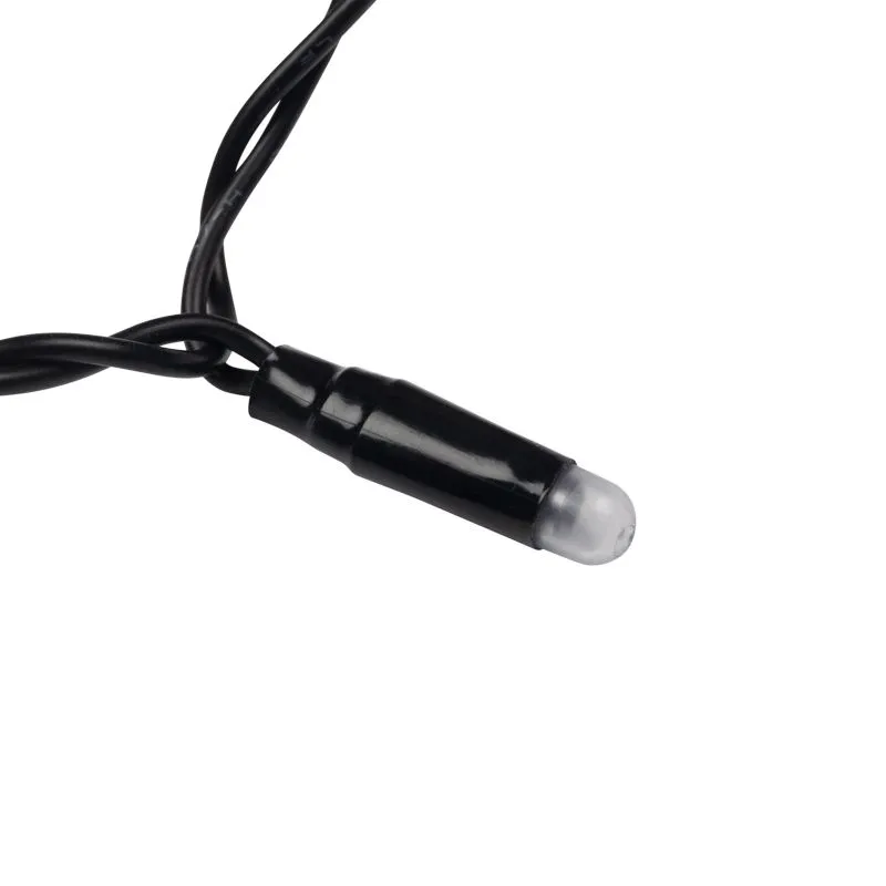 Гирлянда Светодиодный Дождь 2х1,5м, постоянное свечение, черный провод, 230 В, диоды КРАСНЫЕ (шнур п - Фото 3