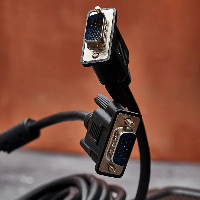 Шнур VGA - VGA с ферритами, 3м, черный PROconnect - Фото 4