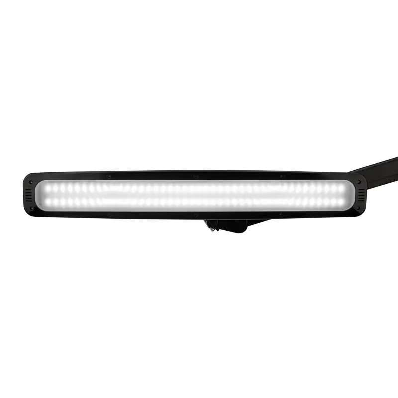 Лампа настольная бестеневая, струбцина, ECO light, 84 SMD LED, сенсорный диммер, черная REXANT - Фото 4